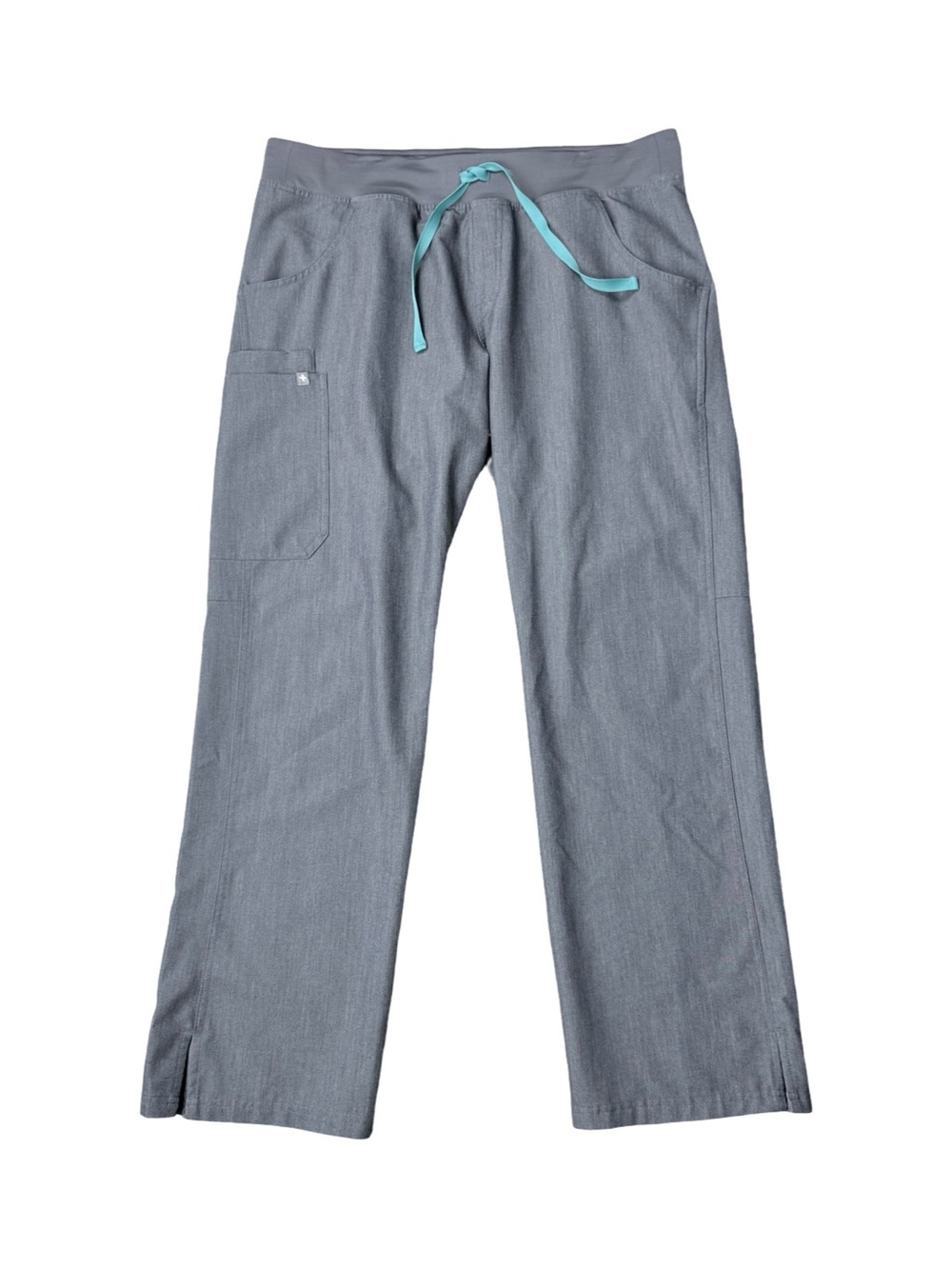 Figs Women's Kade Cargo Scrub Pants Size L Gray
